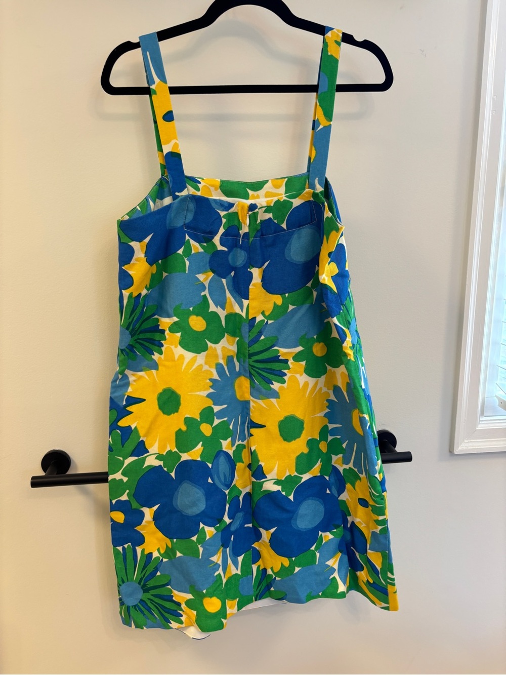 J. Crew Green, Blue & Yellow Floral Dress - Picture 2 of 6